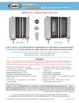 Proofers for for Bakerlux BakerluxTM Digital Convection Ovens Digital Convection Ovens