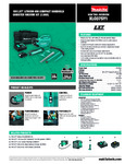 Makita XLC07Z Specsheet