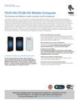 Zebra TC21 Healthcare Specsheet Zebra TC21 Healthcare Specsheet