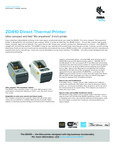 Zebra ZD410 Specs Zebra ZD410 Specs