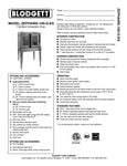 Blodgett ZEPH-200-G-ES Specsheet Blodgett ZEPH-200-G-ES Specsheet