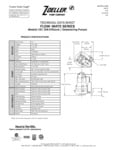 Zoeller Model 137 Sump Pump Specsheet