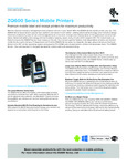Zebra Mobile Printers Specsheet