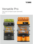 Zumex Versatile Pro Spec Sheet Zumex Versatile Pro Spec Sheet