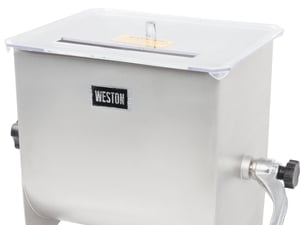 Meat Mixer, Weston 36-1901-W 20 lb. Manual Meat Mixer