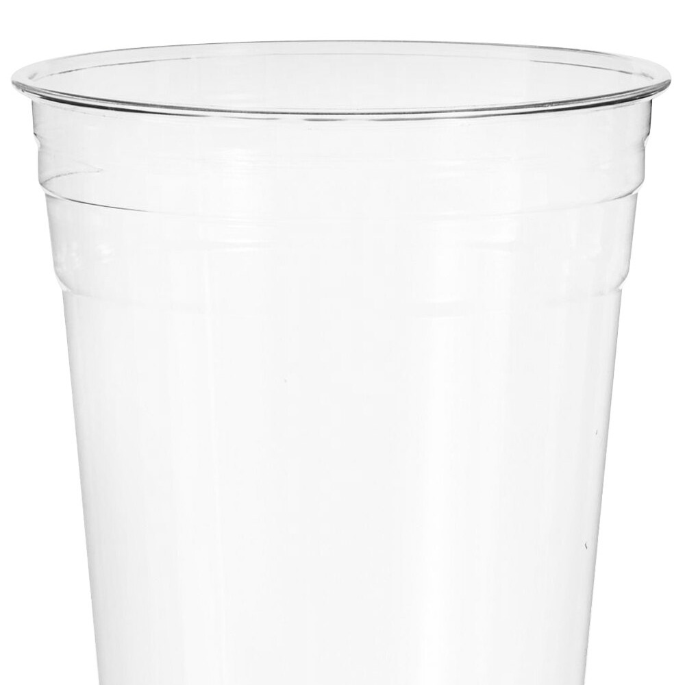 Solo Ultra Clear™ TD24 24 oz. Customizable Clear PET Plastic Cold Cup ...