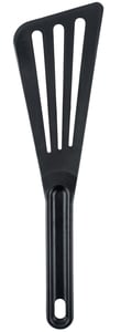 Hutzler Melamine Slotted Turner Spatula - Black, 12.38 in - Harris Teeter