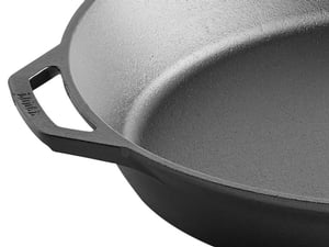 Lodge L17SK3 17 Pre-Seasoned Cast Iron Skillet with Dual Handles