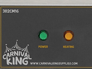Carnival King CMPT16A 16 Round Portable Steel Crepe Maker - 120V