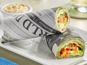 Choice 15 x 20 Newsprint Sandwich Wrap Paper - 1250/Bundle