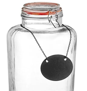 Acopa 2 Gallon Country Glass Beverage Dispenser with Chalkboard