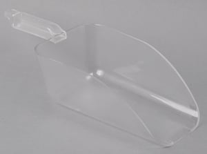 ICE SCOOP 64 oz CLEAR LARGE PLASTIC BAR RESTAURANT COMMERCIAL GRADE FOOD NEW 