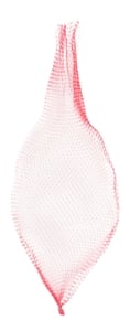 Seafood Bag 100/Pack Royal Paper RMB1000A 24" Red Plastic Mesh Produce 