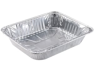 Half Size Aluminum Foil Pans, Deep Disposable Trays (12.7 x 2.2 x 10.2 In,  20 Pack), Pack - Harris Teeter