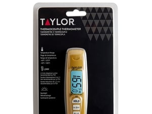 Taylor 5293167 Folding Thermocouple Thermometer, Digita (Case of 2)