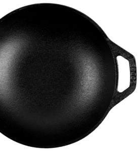 Buy Lodge L9MW Black Mini Wok Compatible with Gas Stovetop Black