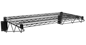 18 x 60 Black Epoxy Wire Wall Mount ShelfCan be used at Garage Home Restaurant Warehouse Kitchen as Bookshelf. 18 x 60 Black Epoxy Wire Wall Mount ShelfCan be used at Garage Home Restaurant Warehouse Kitchen as Bookshelf.
