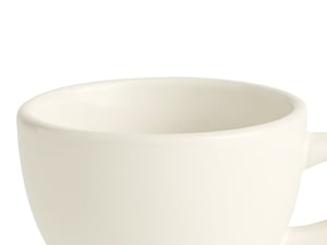 Acopa 12 oz. Customizable Ivory (American White) Victor Stoneware Coffee Mug  - 36/Case