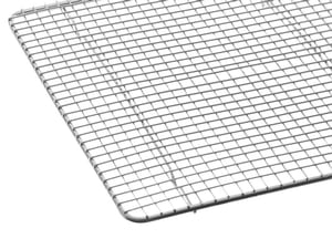 Saffron & Sage Home commercial Quality Half Sheet Baking Pan and Stainless  Steel cooling Wire Rack Set - Aluminum Tray 18 x 13 - Rust & Warp Resista