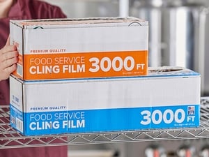 Choice 12 x 3000' Foodservice Film with Serrated Cutter