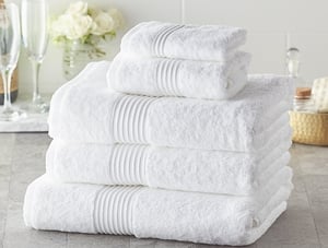 Lavex Premium 27 x 54 100% Ring-Spun Cotton Bath Towel 15 lb