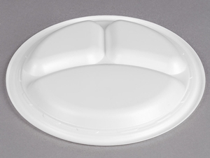Famous Service Impact Plastic Dinnerware 500/carton 10 1/4" Dia White Plate 