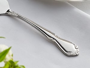 Oneida Chateau by 1880 Hospitality 2610FSLF 6 1/4 18/8 Stainless Steel  Extra Heavy Weight Salad / Pastry Fork - 36/Case