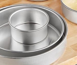 6 x 3 Round Aluminum Straight Sided Cake Pan – A Birthday Place
