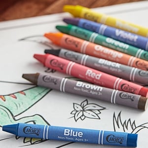 SNInc. Bulk Crayon Party Favor Pack Of 12 Crayon Boxes 8 Different Color  Crayons Per Box