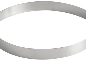 Free Shipping Supreme Set of 2 Egg Ring Round Metal Stainless