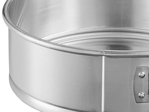 Met Lux 9 inch Silver Aluminum Springform Cake Pan - 9 inch x 9 inch x 3 inch - 1 Count Box