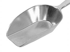 Choice 38 oz. One-Piece Aluminum Scoop