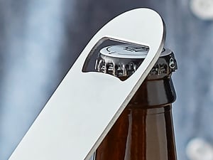 BarConic Bottle Opener / Can Punch - Stainless Steel - 7 Length