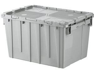 3-9/16 x 2-9/16 x 1/2 Small Plastic Box with Hinged Lid #3222