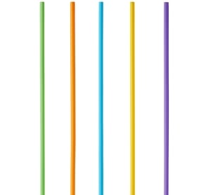 Assorted Colors 9 Glow Straws by Windy City Novelties
