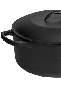 Valor 6 Qt. Pre-Seasoned Cast Iron Dutch Oven