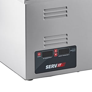 ServIt Dual Well Electric Countertop Food Warmer