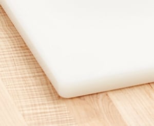  1/2 White Poly Cutting Board - A Cut Above the Rest!
