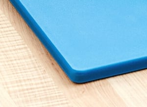 Choice 24 x 18 x 1/2 Blue Polyethylene Cutting Board