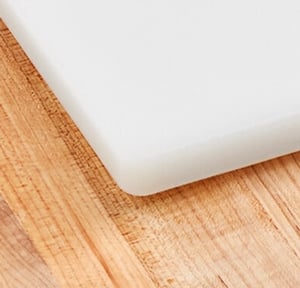  3/4 White Poly Cutting Board - A Cut Above the Rest!