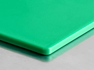 12″ x 18″ x 1/2″ Polyethylene Green Rigid Cutting Board – Omcan