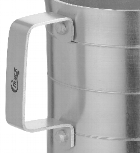 Crestware MEA01 Aluminum Liquid Measuring Cup 1 qt.