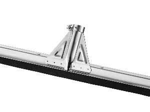 Lavex 24 Rubber Floor Squeegee with Metal Frame