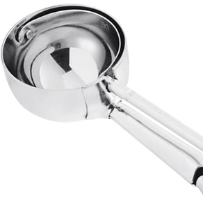 Winco ISS-60 #60 Round Squeeze Handle Disher Portion Scoop - .56 oz.