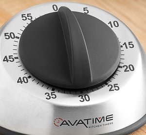 AvaTime Mechanical 60 Minute Kitchen Timer