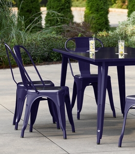 Lancaster Table & Seating Alloy Series 63" x 31 1/2" Sapphire Standard ...