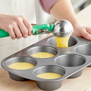 Choice 6 Cup 7 oz. Non-Stick Carbon Steel Jumbo Muffin / Cupcake