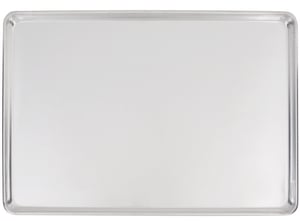 Vollrath 9002 Wear-Ever Full Size 18 Gauge 18 x 26 Wire in Rim Aluminum  Bun / Sheet Pan