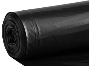 Lavex 40-45 Gallon 22 Micron 40 x 48 High Density Janitorial Black Can  Liner / Trash Bag - 150/Case