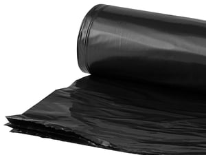 Dropship Pack Of 25 Black Trash Bags 43 X 48 Thickness 17 Micron High  Density Polyethylene Garbage Can Liners 43x48 Tear Resistant 45 Gallon  Trash Liners For Offices Schools Kitchen; Wholesale Price